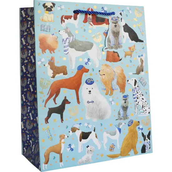 Pack/6: Yarmulke Gift Bag - 10 x 4 x 8" {2}