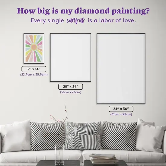 Sun Rays Landscape Canvas Diamond Painting Kit {5}