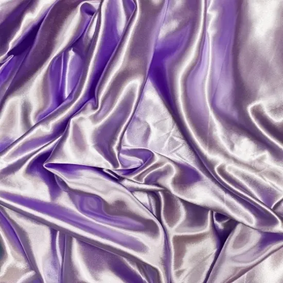 1 Yard Luxurious Crepe Satin Fabric Shiny Matte Double Sided Lilac 58 Inch Wide {4}