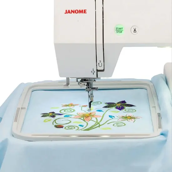 Janome Memory Craft 500E Limited Edition Embroidery Machine 11x7.9 w/Bonus Bundle A {3}
