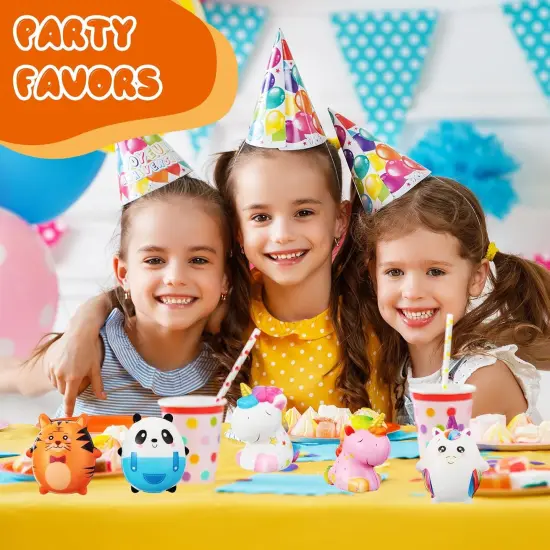 44 Pcs Slow Rising Animal Donut Squeeze Stress {5}