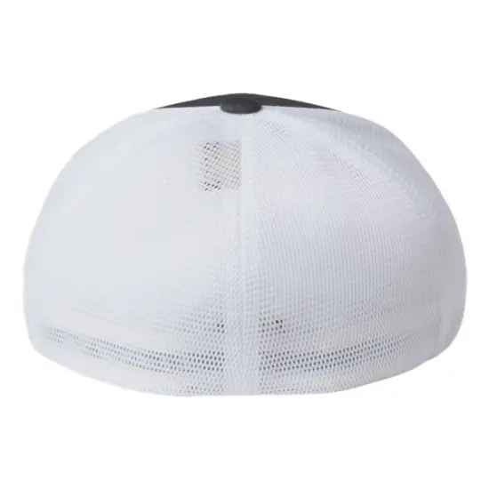 Flexfit&reg; Unipanel Trucker Cap Melange D Grey/White {2}