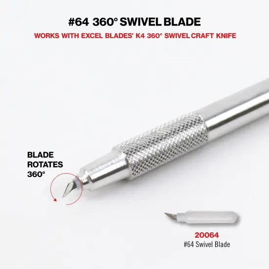#64 Replacement Swivel Knife Blades {4}