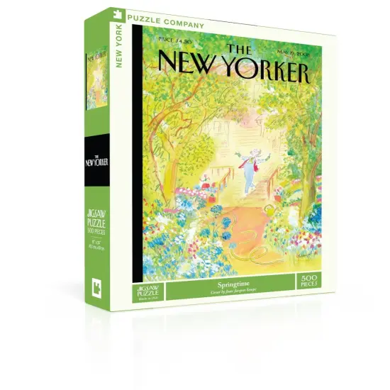 New York Puzzle Company Springtime 500 Piece Piece Jigsaw Puzzle {2}