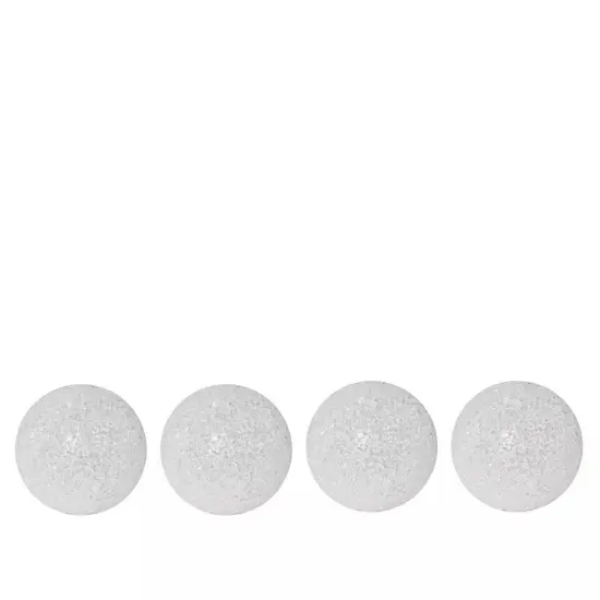 4 pcs 3-Inch wide Assorted LED Balls Battery Operated Orbs Lights Centerpieces {1}
