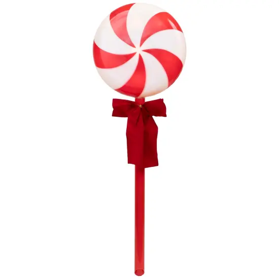 Northlight Lighted Peppermint Candy Christmas Outdoor Pathway Markers -16" - Set of 3 Red {5}