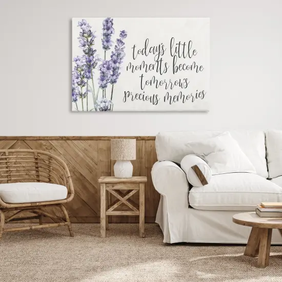 Stupell Industries Today's Little Moments Sentiment Canvas By Kim Allen {2}