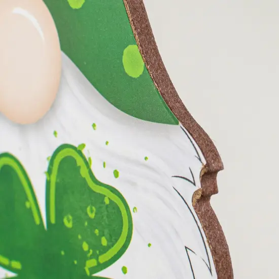 Lucky and I Gnome It - 13" St. Patrick's Day Gnome Sign {2}