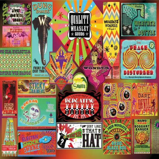 New York Puzzle Company Weasleys' Wizard Wheezes 1000 Piece Piece Jigsaw Puzzle {3}