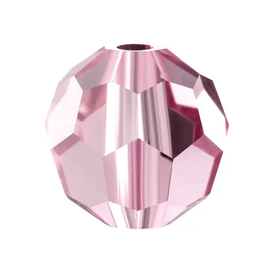 Preciosa 4mm Czech Glass Faceted Round Beads 40 Pieces Light Amethyst {1}