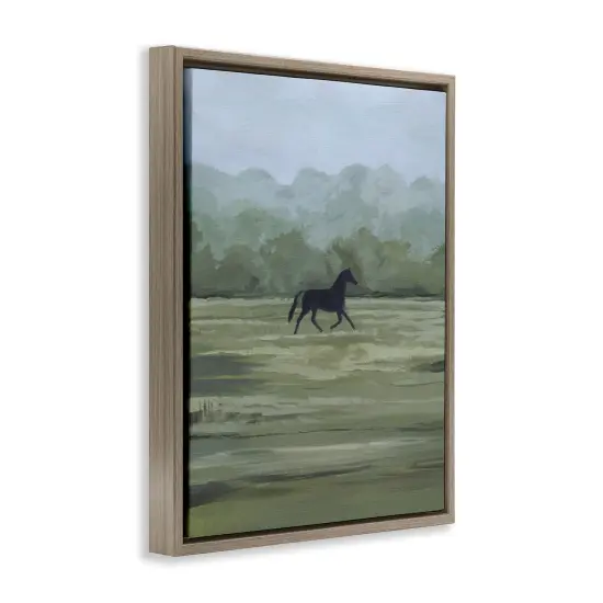 Stupell Industries Rider's Shadow Horse Floating Frame By Grace Popp {3}