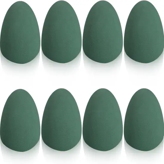 8 Pcs Half Ball Floral Dry Foam {1}