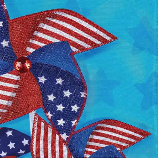 Celebrate Pinwheel 2 Sided Garden Flag {3}