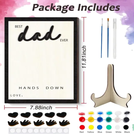 DIY Handprint Art Craft Kit with Paints {2}