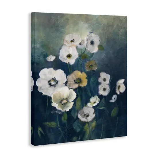 Stupell Industries White Poppies Traditional Blooms Canvas By Carol Robinson {3}