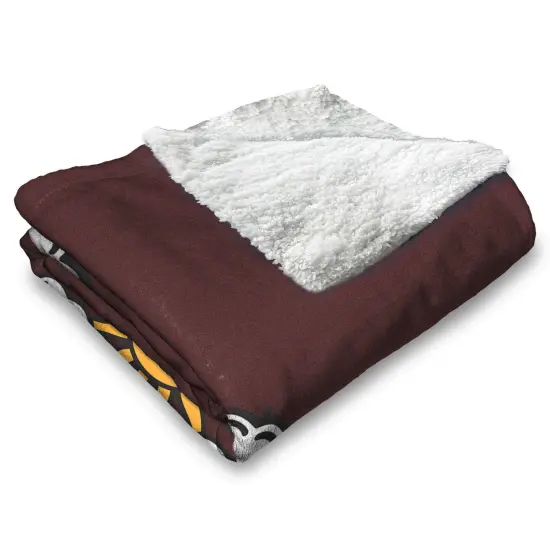 NCAA Ivy League Silk Touch Sherpa Throw Blanket Brown {4}