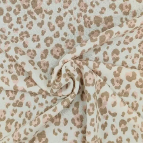 1 Yard Ivory or Blush or Mocha French Terry Knit Fabric Soft Stretch Apparel 58/60 Inches Wide {1}