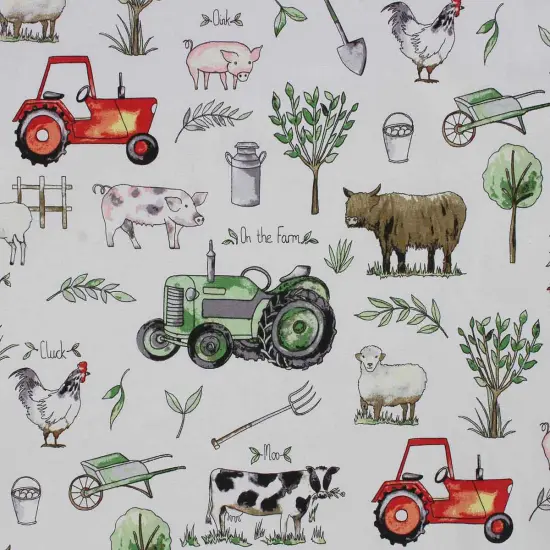Richloom ON THE FARM FIELD - Cotton Canvas Fabric Sand {3}