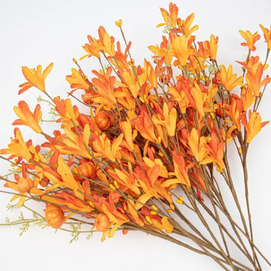 Artificial Fall Flowers 12 Pack Fall Floral Picks {4}