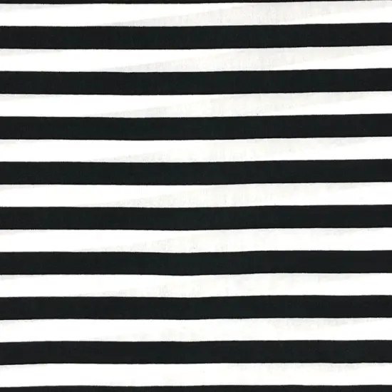 1 Yard ITY Knit Stripe Print Fabric for Fashion and Decor 60 Inches Wide Black/Red {3}