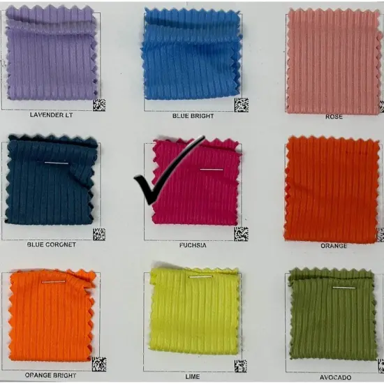 1 Yard 4x2 Rib Knit Solid Fabric &ndash; Soft Lightweight Brushed Stretch Fabric for Apparel, 58&ndash;60 Inches Width Denim {7}