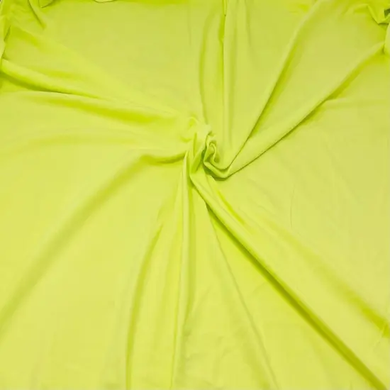 1 Yard Stretch Cotton Spandex Jersey Knit Fabric for Leggings, Tops and DIY Crafts 58/60 Inches Wide Yellow Green {1}