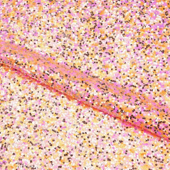 1 Yard 54/56" Too Fun Mesh Sequin Fabric 320 gsm Orchid {3}