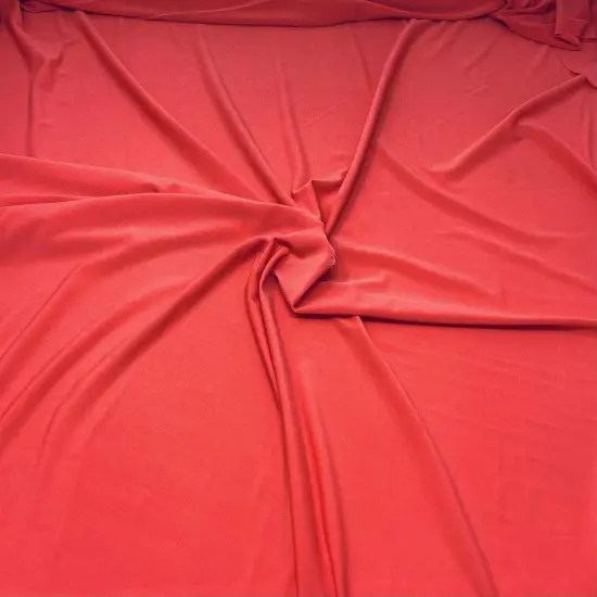 1 Yard Soft ITY Knit Solid Fabric Smooth Stretchy Material for Stylish Draped Clothing 60 Inch Width DV Coral {1}