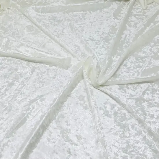 1 Yard Crushed Velvet Velour Stretchy Fabric Soft Plush Stretch 58"-60" Inch Width Mocha {6}