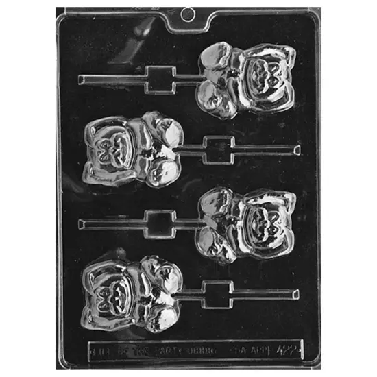 Lop Eared Bunny Lolly Chocolate Mold {1}