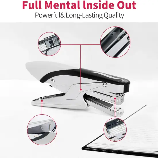 Stapler Heavy Duty with 1000 Staples and Staples Remover, 20 Sheet Capacity, Office Desk Stapler for Stapling Home School Warehouse Handmade, No Jam {5}