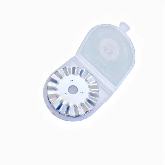 6 Pack 45mm Pinking Rotary Cutter Blades, Wave Rotary Blades, Decorative Rotary Blades for Quilting,Sewing and Arts & Crafts {4}