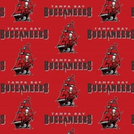 Licensed NFL Tampa Bay Buccaneers Cotton 6488-D Fabric by the Yard {1}