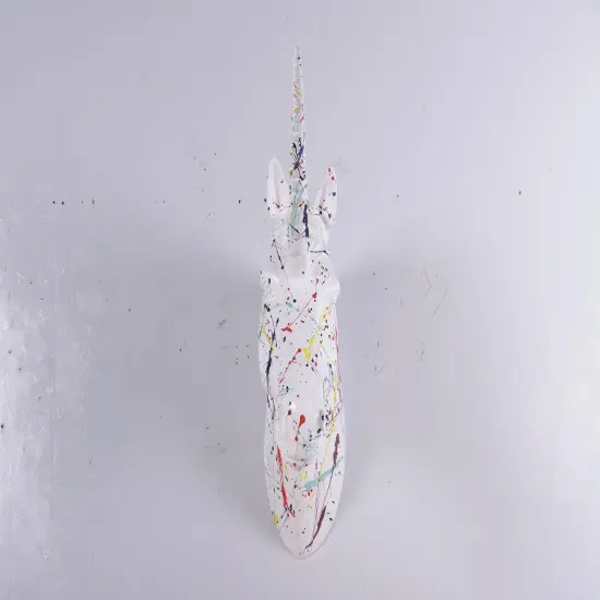 Pop Unicorn Horse Head Life Size Statue {6}