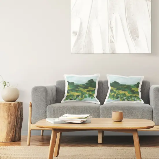 Stupell Industries Reflecting Green Nature 2pc Decorative Printed Throw Pillow Set Design by June Erica Vess, 18 x 7 x 18 {2}