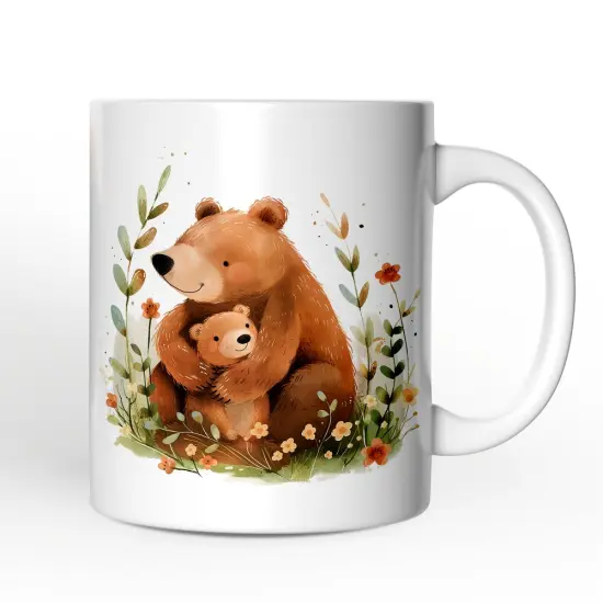 Mom and Baby Bear Mug, Mother's Day Gift {4}