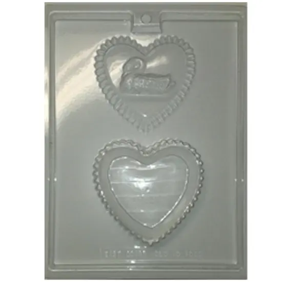 Heart With Swan Box Chocolate Mold {1}