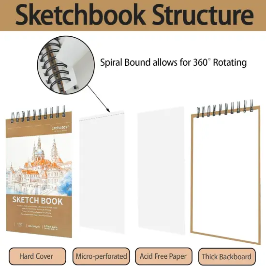 5.5" x 8.5" Sketch Book {3}