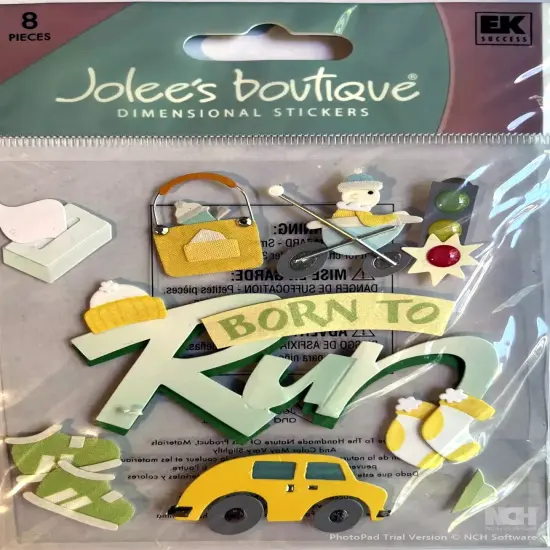 Jolee's Boutique Born To Run Dimensional Stickers {1}
