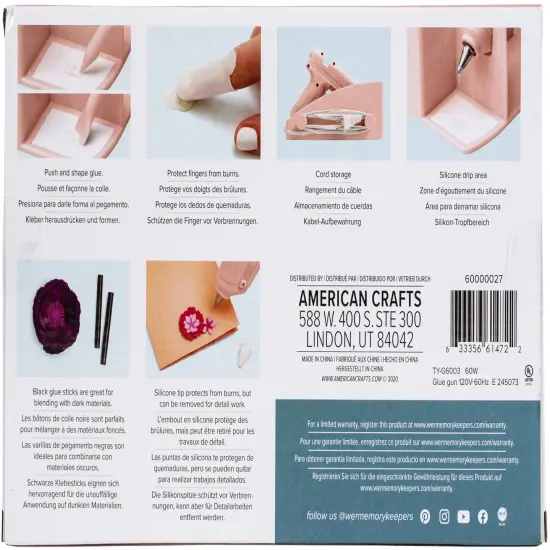 We R Maker's Glue Gun Kit-Pink {6}