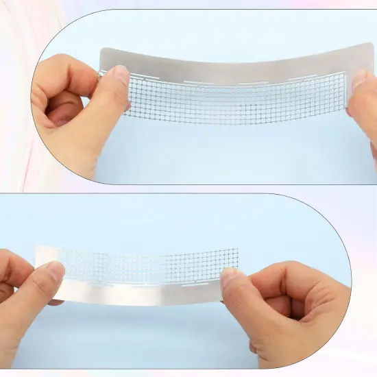 3Pcs Diamond Drawing Ruler Mesh Ruler Grid Stainless Steel 5D Diamond Drawing Ruler Tool DIY Diamond Drawing Ruler Accessories with 240 400 Blank Grids for Diamond Drawing Round Full Partial Drill {6}