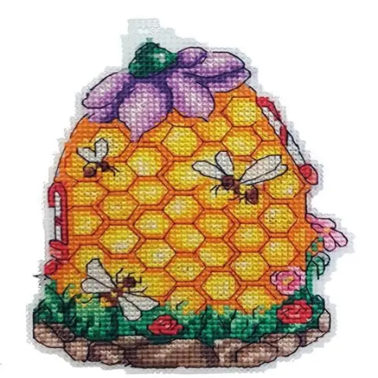 Beehive houseCounted cross stitch kit 8050A {2}