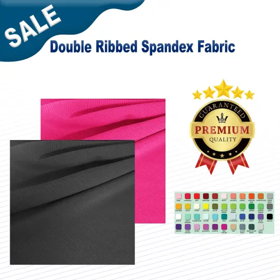 Double Ribbed Spandex Fabric Dusty Olive {2}