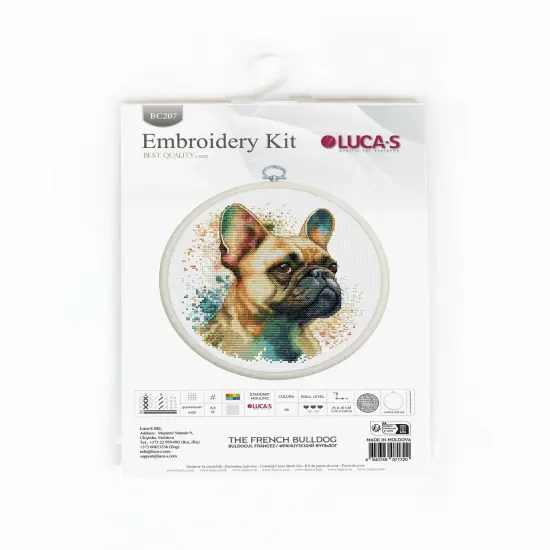 The French Bulldog BC207l Counted Cross-Stitch Kit {2}