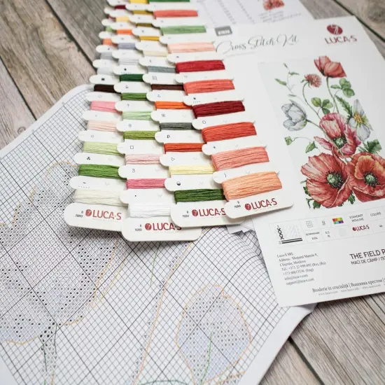 The Field Poppies B7020L Counted Cross-Stitch Kit {5}