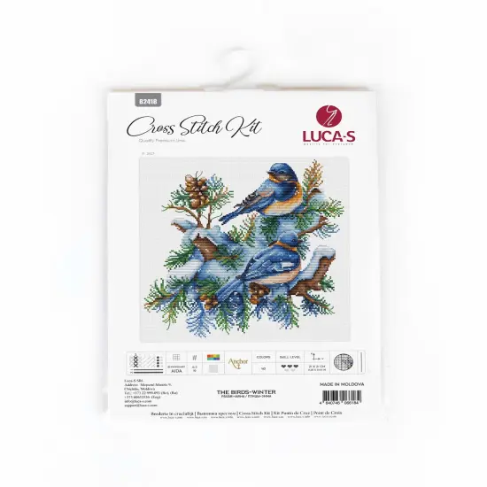 The Birds-Winter B2418L Counted Cross-Stitch Kit {2}