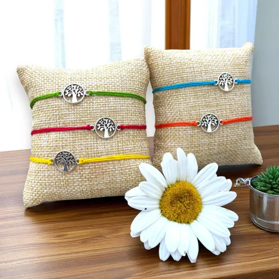 2CT Tree of Life Charm Rakhi for Brother, Raksha Bandhan, Rakhi, Raksha Bandhan Card, Tree of Life Rakhi, Rakhi for Bhai {2}