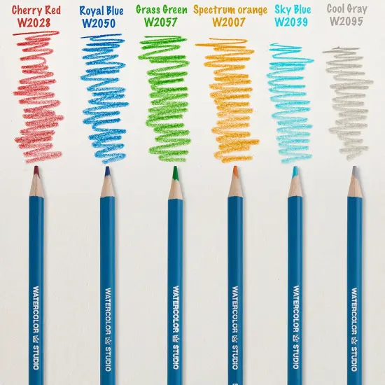 KINGART® Watercolor Pencils, 24 Colors {5}