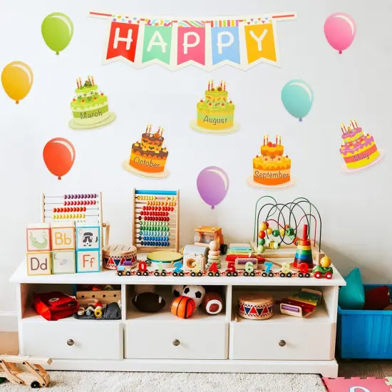 Happy Birthday Bulletin Board Set, 20 Pcs {3}