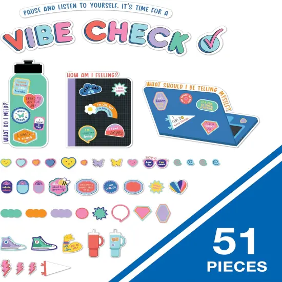 51-Piece Vibe Check Bulletin Board Set {2}